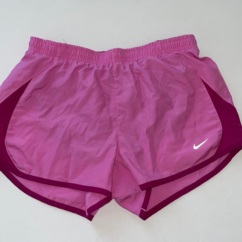 Pink Nike Shorts w Built In Liner. Size S